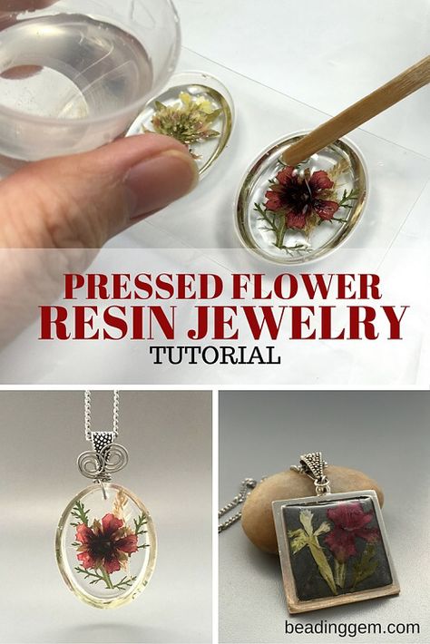 Pressed Flower Resin Jewelry, Jewelry Journal, Resin Jewelry Tutorial, Pressed Flower Resin, Flower Resin Jewelry, Diy Ring, Resin Jewelry Diy, Jewerly Making, Flower Resin