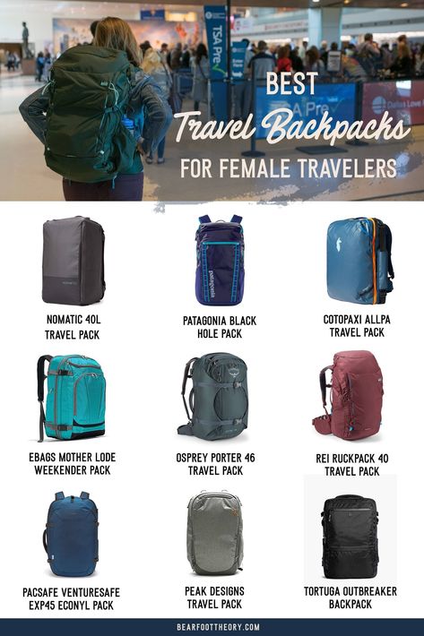 Carry On Backpack Packing, Traveling With Backpack Only, Backpacking Backpack Women, Backpacks For Traveling, Traveling With A Backpack, Best Travel Backpacks For Women, One Bag Travel Women, Carry On Backpack For Women, Travelers Backpack