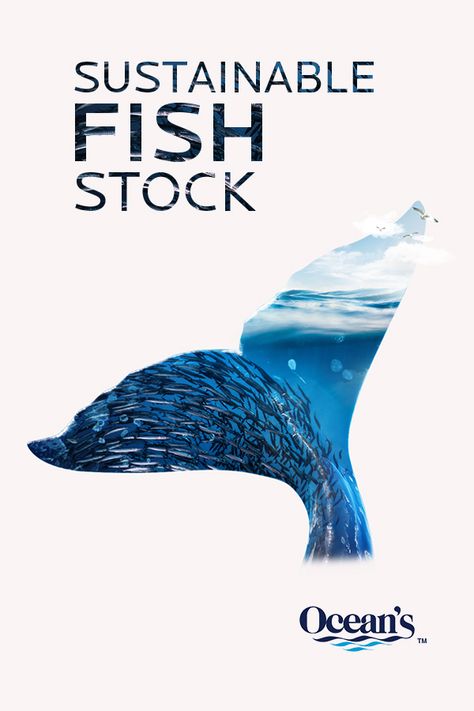 Sustainable fish stock means that fishing must be at a level that ensures it can continue indefinitely and the fish population can remain productive and healthy. Poster Environment, Fishing Posters, Ocean Sustainability, Anti Consumerism, Fish In The Ocean, Environmental Posters, Sustainable Fishing, Fish Stock, Abstract Wallpaper Design