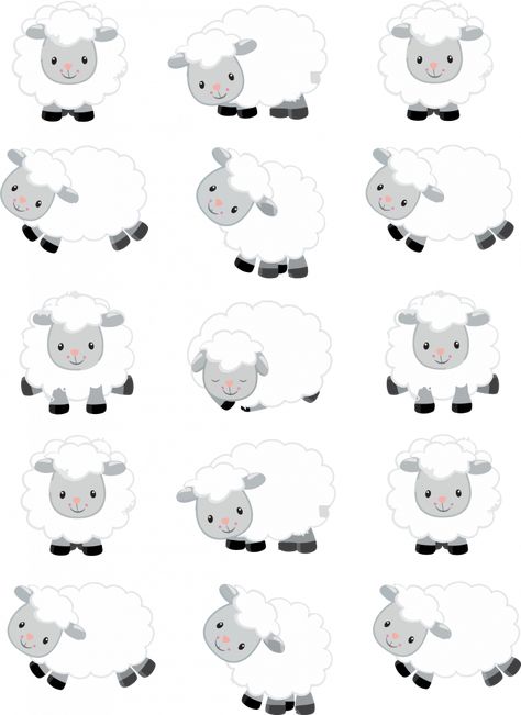 Sheep Printable Template, Sheep Printable Free, Lamb Template Free Printable, Sheep Template Free Printable, Sheep Cutout, Lamb Template, Sheep Printable, Sheep Template, Shepherd And Sheep