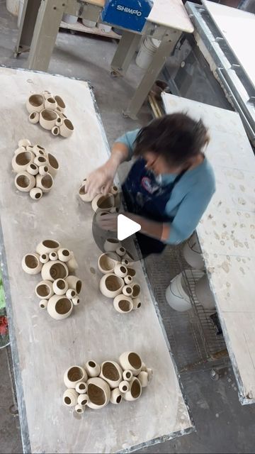 Erin pietsch on Instagram: "Part two of putting together the barnacle sets. Looking forward to #glazing  . #potter #pottery #wheelthrown #art #handmade #instaart #satisfyingvideos #satisfying #artvideo #clayart #claylife #oceanart #artshow #studiopotter #wip" Sculpture Art Ceramic, Ceramics Studio, Pottery Videos, Pottery Inspiration, Ceramic Wall Art, Art Hobbies, Commercial Art, Water Play, Art Clay