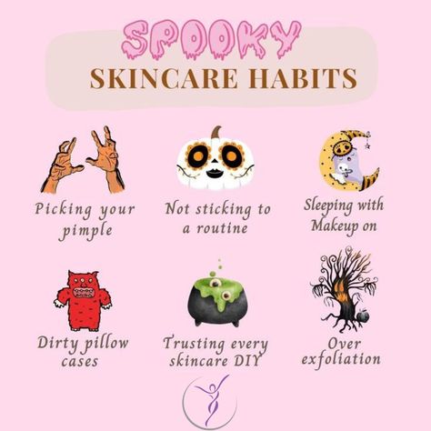 Halloween Skincare Funny, Thanksgiving Facial Special, Spooky Skincare Quotes, Halloween Skincare Post, Autumn Skincare Tips, Halloween Skincare Quotes, Halloween Esthetician Post, Fall Skincare Tips, Halloween Skin Care