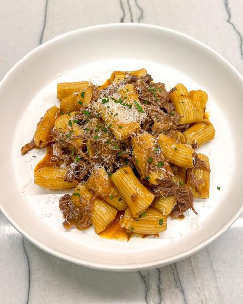 Braised Short Rib Ragu, Beef Short Rib Ragu, Wishbone Kitchen, Short Rib Ragu, Braised Short Ribs Recipe, Rib Meat, Short Ribs Recipe, Short Rib, Braised Short Ribs