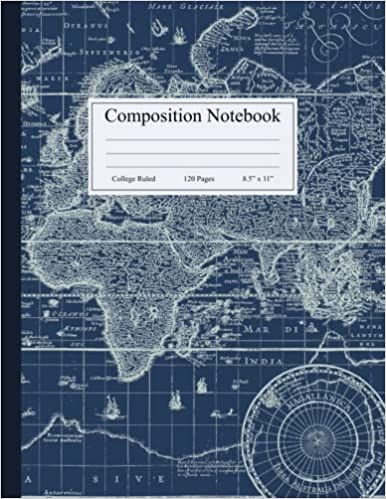 Composition Notebook: Vintage World Map, Beautiful Antique Geography Illustration Lined Journal, College Ruled, 120 Pages, 8.5" x 11": Press, Productive Stationery: 9798435564174: Amazon.com: Books Geography Illustration, Geography Notebook, World Atlas Map, Back To School Stationery, Samsung Notes, Vintage World Map, Antique World Map, Note Books, Lined Journal