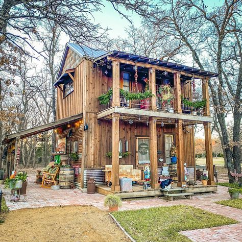 Shed Turned Tiny House, Tuff Shed House, Rustic Tiny House Cabin, Home Depot Shed House, Tuff Sheds, Home Depot Tiny House, Sheds Turned Into Homes, Small Rustic House, Home Depot Shed