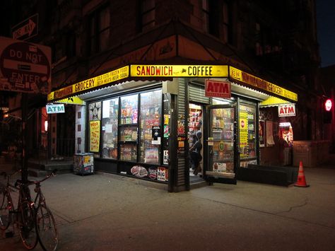 New York Deli - Brooklyn, NY 11211 New York City Deli, New York Sandwich Shop, New York Bodega Aesthetic, New York Grunge Aesthetic, New York Bodega, Dyke Aesthetic, Nyc Deli, Ny Deli, New York Deli