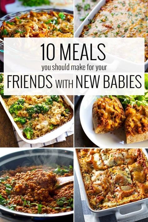 Meal Train Recipes, Ideas For Friends, New Babies, Freezer Crockpot Meals, God Mat, Make Ahead Meals, Frozen Meals, Main Meals, Main Dish Recipes