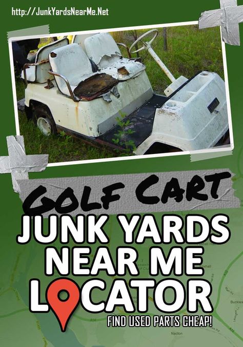 Finding used parts for your golf cart can be a head scratcher. But did you know there are golf cart salvage yards? Check here... Golf Cart Modifications, Golf Cart Accessories Diy, Custom Golf Carts Ideas, Gem Electric Car, Diy Golf Cart, Golf Cart Ideas, Club Car Golf Cart Accessories, Awana Games, Off Road Golf Cart