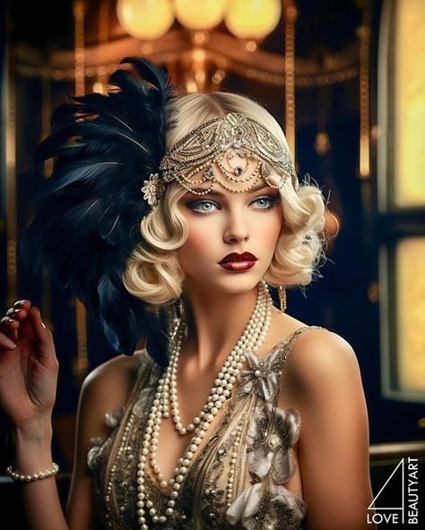 Odd Images, Great Gatsby Makeup, 1930s Aesthetic, Great Gatsby Outfit, Gatsby Makeup, Estilo Charleston, Gatsby Party Outfit, Gatsby Outfit, 20s Hair