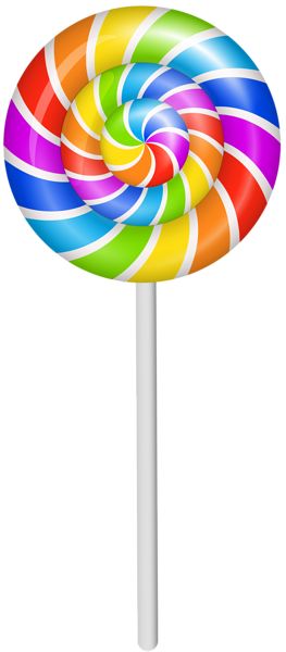 Candy Images Clip Art, Candy Land Cake Topper Printable, Candyland Cake Topper Printable, Lollipop Pictures, Rainbow Cake Topper Printable, Lollipop Png, Lollipop Clipart, Lollipop Sticker, Aesthetic Clipart