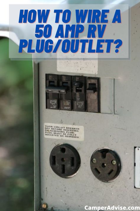 Do you need to park your RV at home and need an outlet to plug it in? Then this article on How to Wire a 50 Amp RV Plug or Outlet will be very helpful to you.