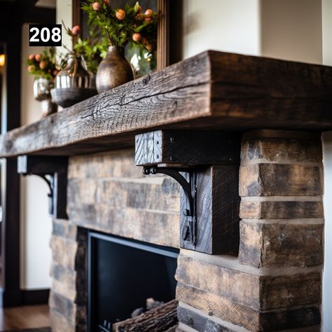 Please do not purchase a Mantel without first filling out the Quote Form and receiving a quote from us. Quote Form: https://form.jotform.com/240524957086059 Unveil the Strength and Style of Rustic Elegance: Mantels with Iron Corbels by Anthony Shields & Sons Inc. Every mantel we create is a testament to the enduring appeal of rustic elegance, meticulously crafted from character-rich reclaimed wood beams. These pieces stand as storied elements within your space, each one lovingly shaped to become Iron Corbels, Wood Beam Fireplace, Beam Fireplace, Reclaimed Wood Mantel, Reclaimed Wood Beams, Wood Beam, Farmhouse Fireplace, Rustic Fireplaces, Wood Mantels