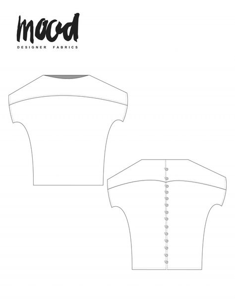 Sewing Patterns, Blouse Sewing Pattern Free, Sewing Pattern Free, Mood Sewciety, Blouse Sewing, Pattern Free, Sewing Patterns Free, Free Sewing, Sewing Pattern