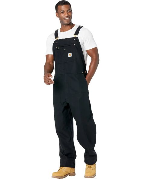 Men's Carhartt Relaxed Fit Duck Bib Overalls | Zappos.com