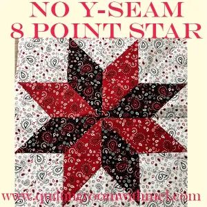 Eight Point Star, Lone Star Quilt Pattern, 8 Point Star, Quilt Blocks Easy, Triangle Quilts, Plus Quilt, Lone Star Quilt, Block Quilt, Quilt Block Patterns Free