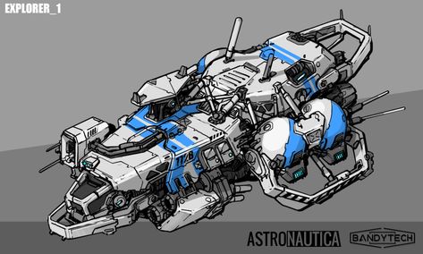 ArtStation - ASTRONAUTICA - Explorer#1, Eldar Safin Explorer 1, Kerbal Space Program, Space Ships Concept, Space Engineers, Space Ship Concept Art, Starship Concept, Starship Design, Sci Fi Ships, Space Fantasy