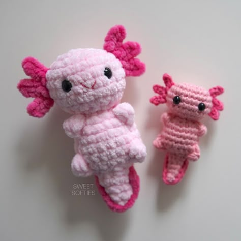 Toys Quotes, Axolotl Pattern, Axolotl Crochet, Baby Axolotl, Crochet Pocket, Tutorial Amigurumi, Diy Yarn, Crochet Keychain Pattern, Bunny Crochet