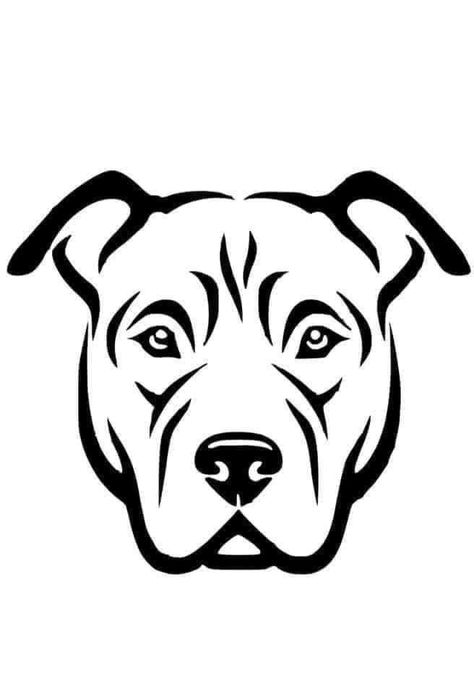 Dog Pumpkin Carving Ideas, Dog Pumpkin Carving, Pumpkin Carving Ideas Easy, Pit Bull Drawing, Pumpkin Carving Stencils Templates, Pitbull Drawing, Stencils Patterns, Abstract Tattoo Ideas, Dog Stencil