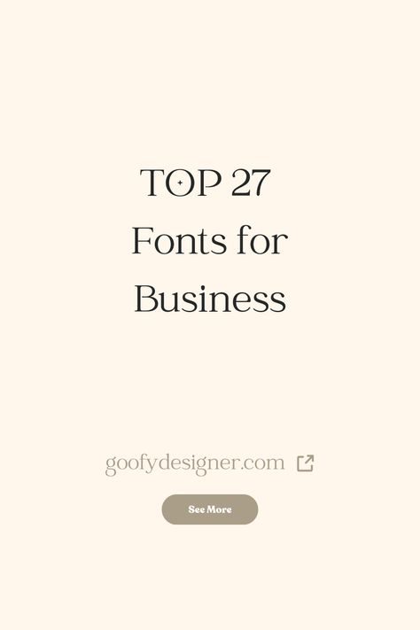 Find out the best fonts for business out there. Check out my article where you’ll find amazing font inspiration for fonts for business. #fonts #fontideas #fontinspiration #bestfonts #fontsforbusiness Professional Fonts Business, Business Fonts Logos, Fonts For Business, Fonts For Website, Best Fonts For Websites, Business Logo Fonts, Branding Fonts, Corporate Fonts, Business Fonts