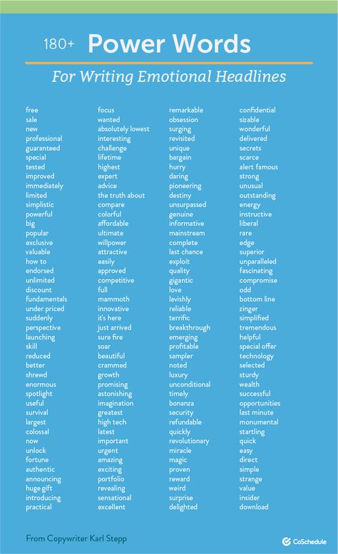 How to Write Emotional Headlines That Get More Shares  #contentmarketing #fitnessmarketing #boutiquefitness #inboundmarketing #blogging #socialmedia Words For Writing, 1000 Lifehacks, Power Words, Essay Writing Skills, Descriptive Words, English Vocab, Good Vocabulary, English Writing Skills, Words To Use