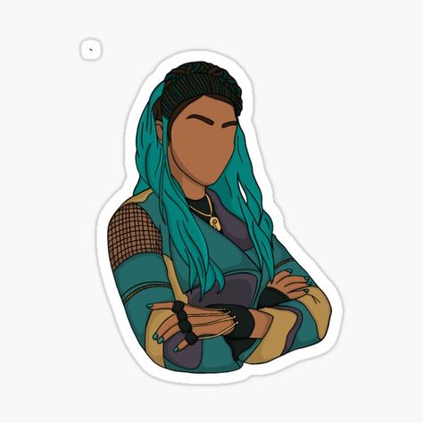 Uma - Descendants 3 • Millions of unique designs by independent artists. Find your thing. Uma Descendants, China Anne Mcclain, China Anne, Descendants 3, Shatter Me Series, Disney Sticker, Song Hye Kyo, Disney Descendants, Pinturas Disney