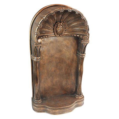 Design Toscano Poli Palace Classic Architectural Wall Niche Architectural Wall, Shelf Support, Wall Niche, Reproduction Furniture, Classic Wall, Antique Vase, Design Toscano, Animal Statues, Classical Architecture