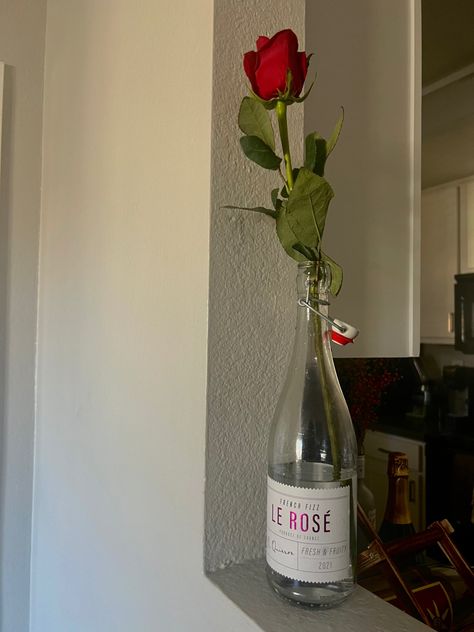 rose rosé wine flower Just Girly Things, Rose Wine, Girly Things, Wine Bottle, Cafe, Wine, Flowers