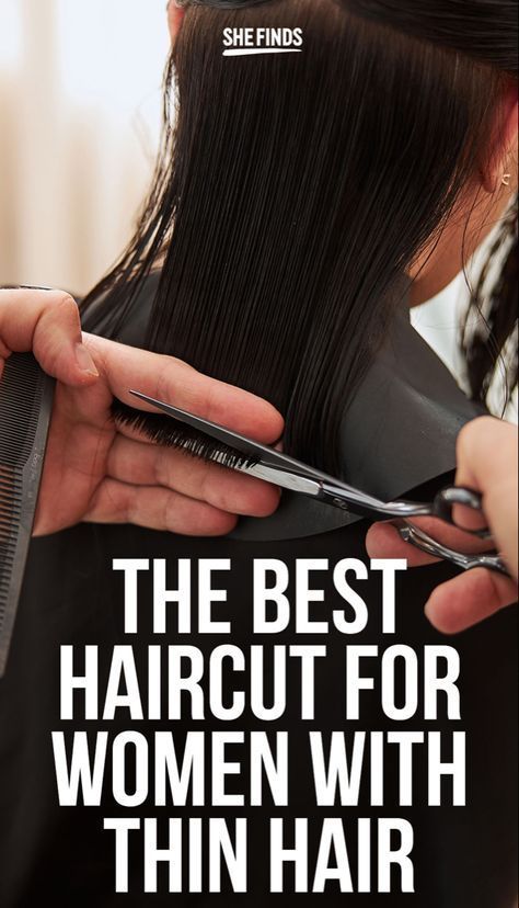 Best Haircut For Women, One Length Haircuts, Fine Hair Cuts, Long Fine Hair, The Best Haircut, Fine Flat Hair, Haircut For Women, Fine Straight Hair, Bob Haircut For Fine Hair