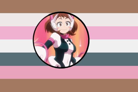 the soul/spirit/complete mentality of a fictional character and the identity of that character is in some way mixed with their current human/earthly identity Dni Endosytems,pro/comshippers, reality checkers flag is By me coined by me (Because nobody has made a Fictionkin flag for ochako uraraka fictionkins/irls/fictives did systems.)||credit me if you use @Lesbianenidsinclair Fictionkin Flag, Ochako Uraraka, Checkered Flag, The Soul, Flag, Human, Fictional Characters