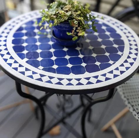 Mosaic patio table