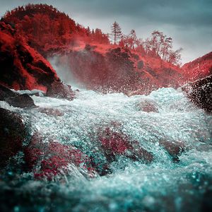 Yann Philippe | Bored Panda Ir Photography, Red Nature, Infrared Photography, Visit Norway, Photography Filters, French Photographers, World Best Photos, Fantasy Landscape, Digital Photography