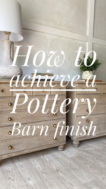 Easy Pottery, Pottery Barn Paint, Pottery Barn Diy, Pottery Barn Look, Raw Wood Furniture, Pottery Barn Furniture, Pottery Barn Style, Refinishing Furniture Diy, Furniture Flip