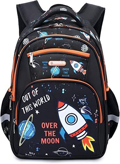 Kids Backpack for Boys Elementary Kindergarten Preschool School Bag 16 inch Multifunctional Cute Large Capacity Kids Backpack Boys, Preschool Backpack, Dinosaur Backpack, Back To School Bags, Kids School Backpack, Backpack Reviews, Back To School Backpacks, School Study, Kids' Bag