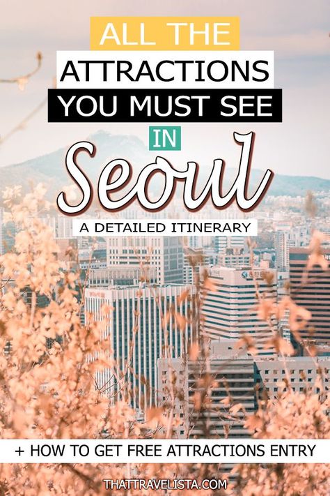 Travel To Seoul, Visit Korea, Things To Do In Seoul, Korean Travel, Seoul Korea Travel, Korea Trip, Travel Prep, Seoul Travel, South Korea Seoul