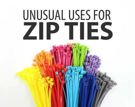 Unusual Uses for Zip Ties: 12 Steps (with Pictures) Weird Ideas, Cleaning Baseboards, Wire Netting, Tie Ideas, Tool Tips, Workshop Garage, Workshop Tools, Tie Organization, Tie Crafts