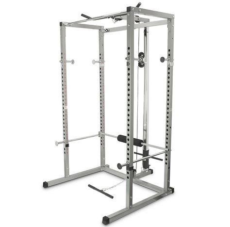 Weights and Bar NOT Included Pull Up Station, T Bar Row, Cable Row, Lat Pulldown, Gym Owner, Plate Storage, Strength Training Equipment, Squat Rack, Fitness Gear