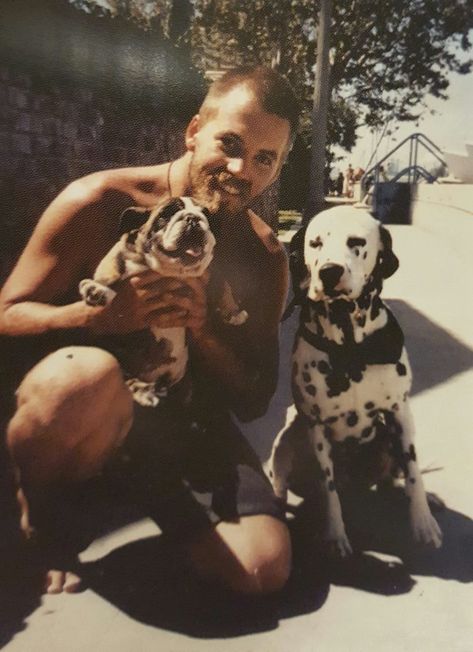 Sublime Official on Twitter: "Look at all the love we've found... RIP Bradley… " Sublime Tattoo, Bradley Nowell, Lou Dog, Sublime Band, Happy Hippie, Dog Runs, Music People, New Backgrounds, Pretty Men