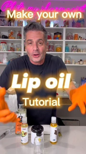 PhilsMyPharmacist | OTC Hacks on Instagram: "Comment - “Lips” and I’ll send you the shopping list to make your own lip oil! Get some friends together and make your own lip oil! Here’s what you need to do- Melt 2 teaspoons of Lanolin, mix in 6 ml of safflower oil, 3 ml of jojoba oil, 6 ml of avocado oil. Shake it up and its ready! #lipoil #diorlipoil #lipoildupe #diorlipoildupe #founditonamazon #amazonfinds #amazonbeauty #philsmypharmacist #otchacks #learning #pharmacytutorials" Diy Lip Oil Recipe Homemade, How To Make Diy Lip Oil, How To Make Lip Oil At Home, Diy Lip Oil Recipe, How To Make Lip Oil, Homemade Lip Oil, Lip Oil Recipe, Diy Lip Oil, Lip Gloss Diy Recipes