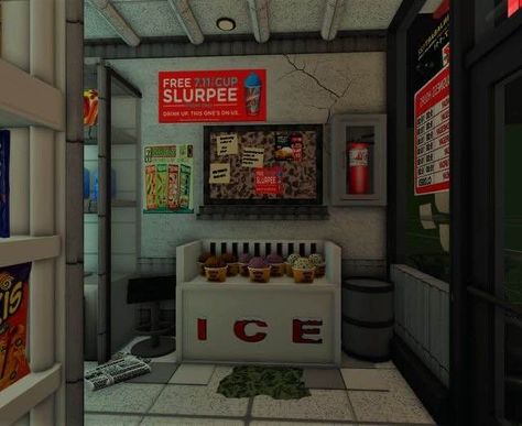 Japan Bloxburg, Slurpee Machine, Town Bloxburg, Bloxburg City Ideas, Bloxburg Town Ideas, Roblox Builds, Welcome To Bloxburg, Bloxburg City, Bloxburg Interior