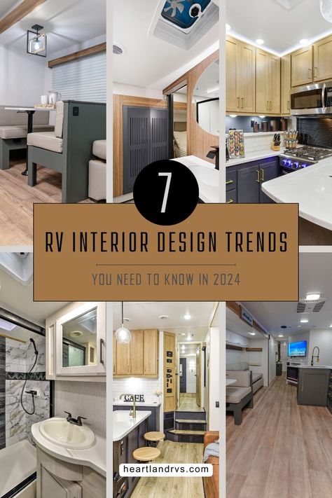 Stay ahead of the curve with the latest RV interior design trends! ✨ Dive into our design trends blog for a sneak peek into what's chic on the road. Elevate your RV living with style! Rvs Interior, Rv Design, Rv Interior Design, Design Manager, Glamper Camper, New Interior Design, Rv Interior, Design Management, Rv Living