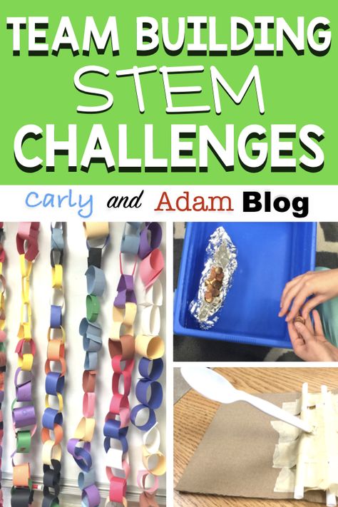 Team Craft Ideas, Building Stem Activities, School Team Building, Teamwork Activities, Stem Classroom, Stem Steam, Steam Activities, Stem Challenges, Stem Projects