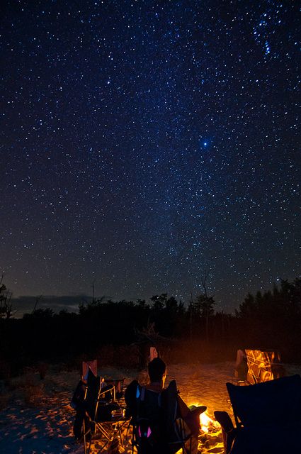 Campsite by Sienar, via Flickr Under The Stars, Tent Camping, Adventurous Things To Do, Big Bend National Park, Sleeping Under The Stars, Famous Places, Dark Skies, Camping Life, Night Aesthetic