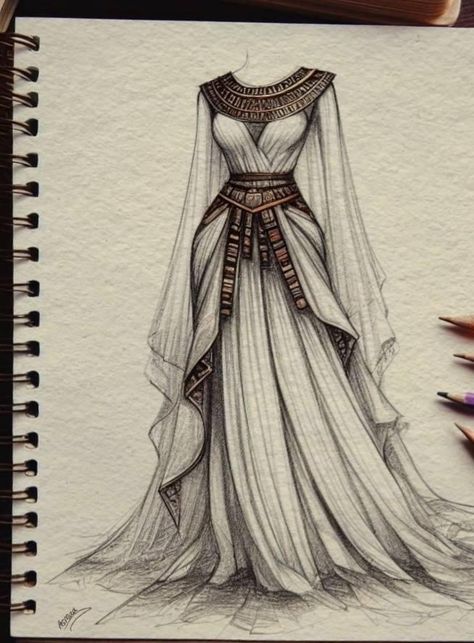 Egyptian Clothing Women, Egyptian Traditional Clothing, Egypt Drawing, Aesthetic Egypt, Egypt Clothes, Ancient Egyptian Dress, Egypt Clothing, Ancient Egyptian Fashion, Egypt Dress