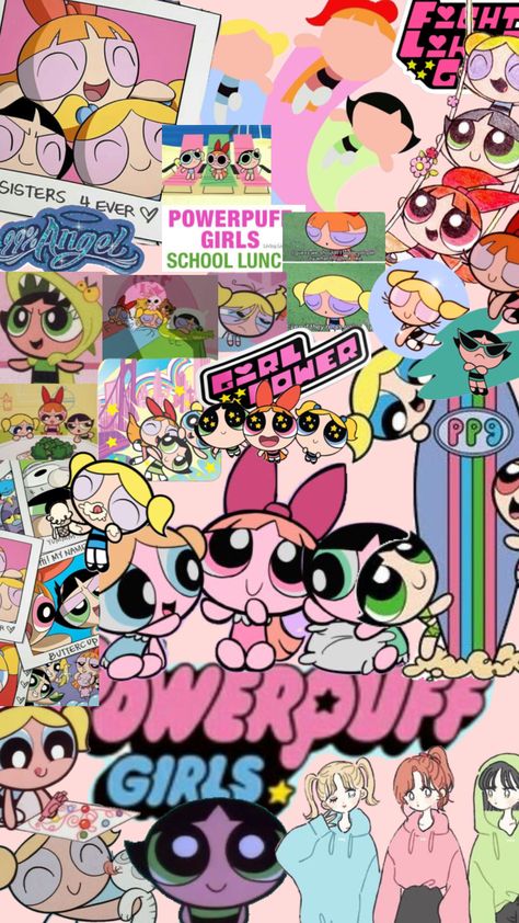 Powerpuff girls Nostalgia Wallpaper, Blossom Bubbles And Buttercup, Dope Wallpaper Iphone, Diy Hello Kitty, Super Nana, Powerpuff Girls Wallpaper, Walpaper Hello Kitty, Kpop Iphone Wallpaper, Cute Summer Wallpapers