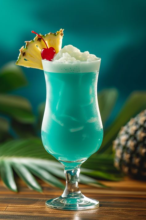 Blue Hawaiian Vodka Cocktail - A Refreshing Recipe for Your Next Party! #cocktails #cocktailflavors Paradise Bar, Paradise Drink, Vodka Blue, Cocktail Images, Hawaiian Cocktails, Cocktail Juice, Cocktail Party Food, Party Cocktails, Vodka Brands