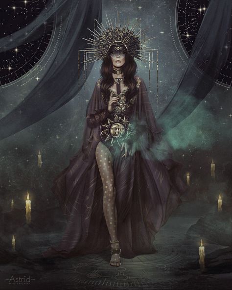 Moon Goddess Aesthetic, Dark Fairy Costume, Sci Fi Outfit, Lunar Goddess, Goddess Magick, Ancient Egyptian Deities, Goddess Aesthetic, Design Moda, Goddess Art