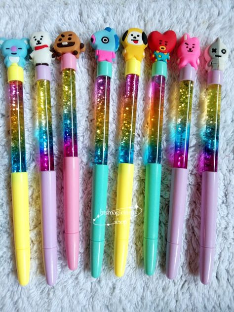 🍭💜Bts bt21 pens 💜🍡✧∘* ೃ ⋆｡˚ ❥︎Details: price: ₹99 each Buy all in ₹790 💜DM for order 💜 ♡︎Freebies included in every order ♡︎ ☺︎ How to use ~ ❥︎ Decorate ❥︎ Gift your army friends ❥︎ create your own collection And  many more... ✉︎☺︎︎ ( ˘ ³˘)♥︎ Bt21 Pen, Bts Pen, Army Friends, Bts Bt21, Fancy Jewelry, Colored Pens, How To Use, Create Your, Create Your Own