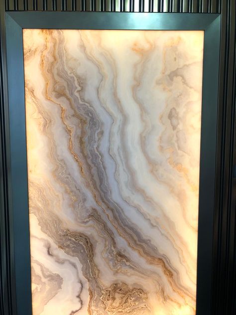 Abstract Panel represent an innovative reality in the world of wall murals.The state-of-the-art detection and hot press technology allows to have a perfect quality and super-defined visual impact very similar stone, marble, agate, onyx slabs. This panel can be appreciated with or without backlit. Its lightweight nature eases the installation process. Comes with glossy surfaces. 3d Wall Panels, Marble Art, Marble Wall, New Home Designs, Wall Ideas, Music Room, Wall Covering, 3d Wall, Wall Panels