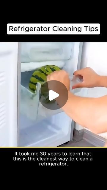 Useful Tips on Instagram: "Follow @usefultips.ins for more helpful tips like this one! . please drop heart if you like this video❤️ . . . . #fyp #foryou #viral #kitchenessentials #hack #hacks #kitchenhacks #foodporn #foodblogger" Clean Fridge Hacks, Refrigerator Cleaning Hacks, Cleaning Hacks Videos, Refrigerator Cleaner, Cleaning Fridge, Cleaning Refrigerator, Refrigerator Cleaning, Life Hacks Videos, Cleaning Hacks Tips And Tricks