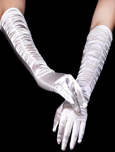 Classic White Satin Gloves Bridal Gloves Long, Victorian Gloves, Slay Fits, Fancy Gloves, Silver Gloves, Flapper Accessories, Silk Gloves, Satin Gloves, Elegant Gloves